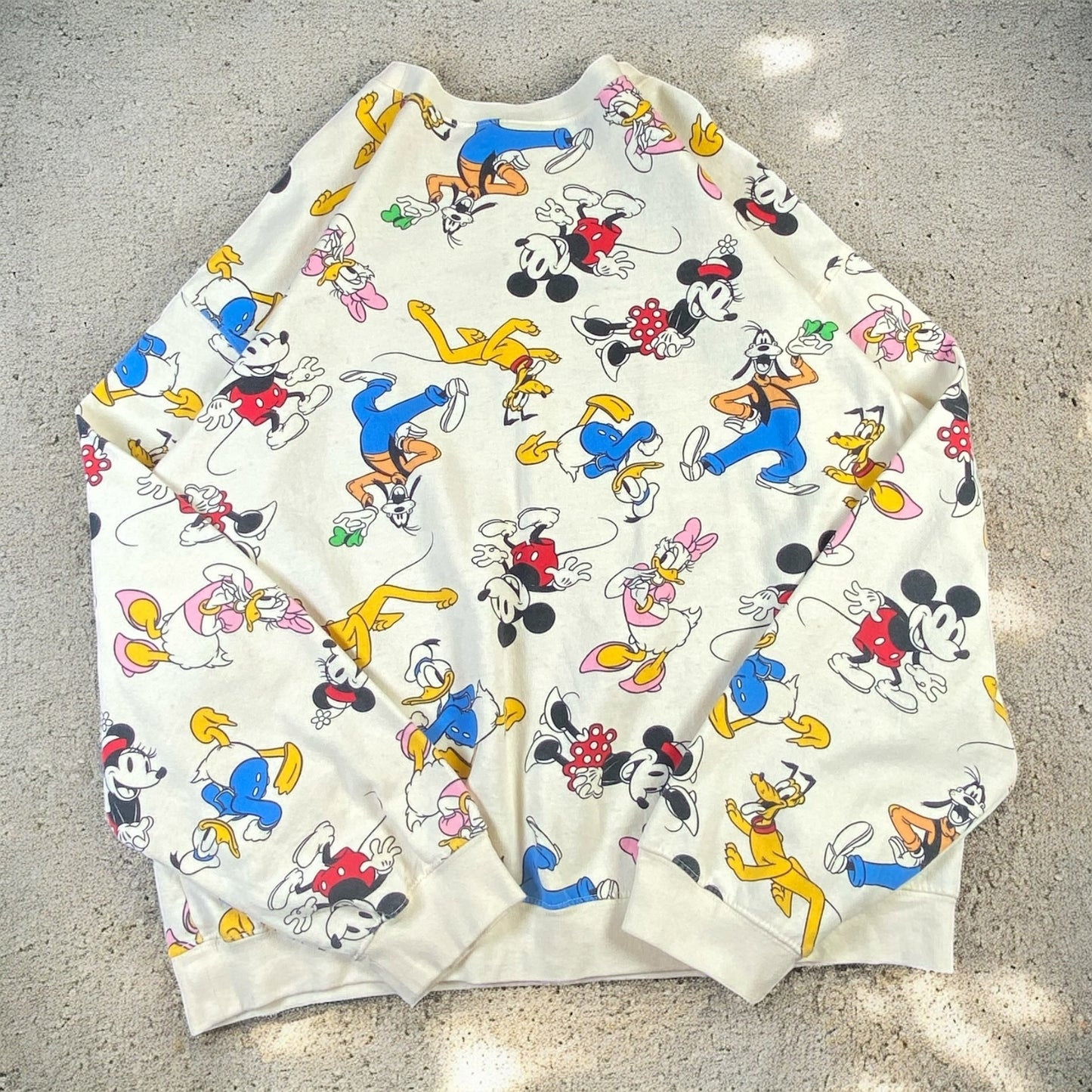 Vintage Mickey Mouse and Friends Pullover Sweatshirt
