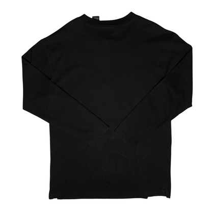 Digg It Thrift & Vintage Harley-Davidson V-Twin Power black long sleeve sweatshirt, back view, size large.