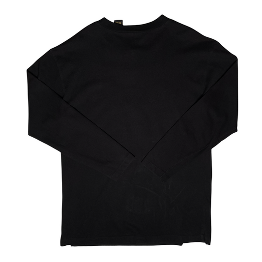 Digg It Thrift & Vintage Harley-Davidson V-Twin Power black long sleeve sweatshirt, back view, size large.