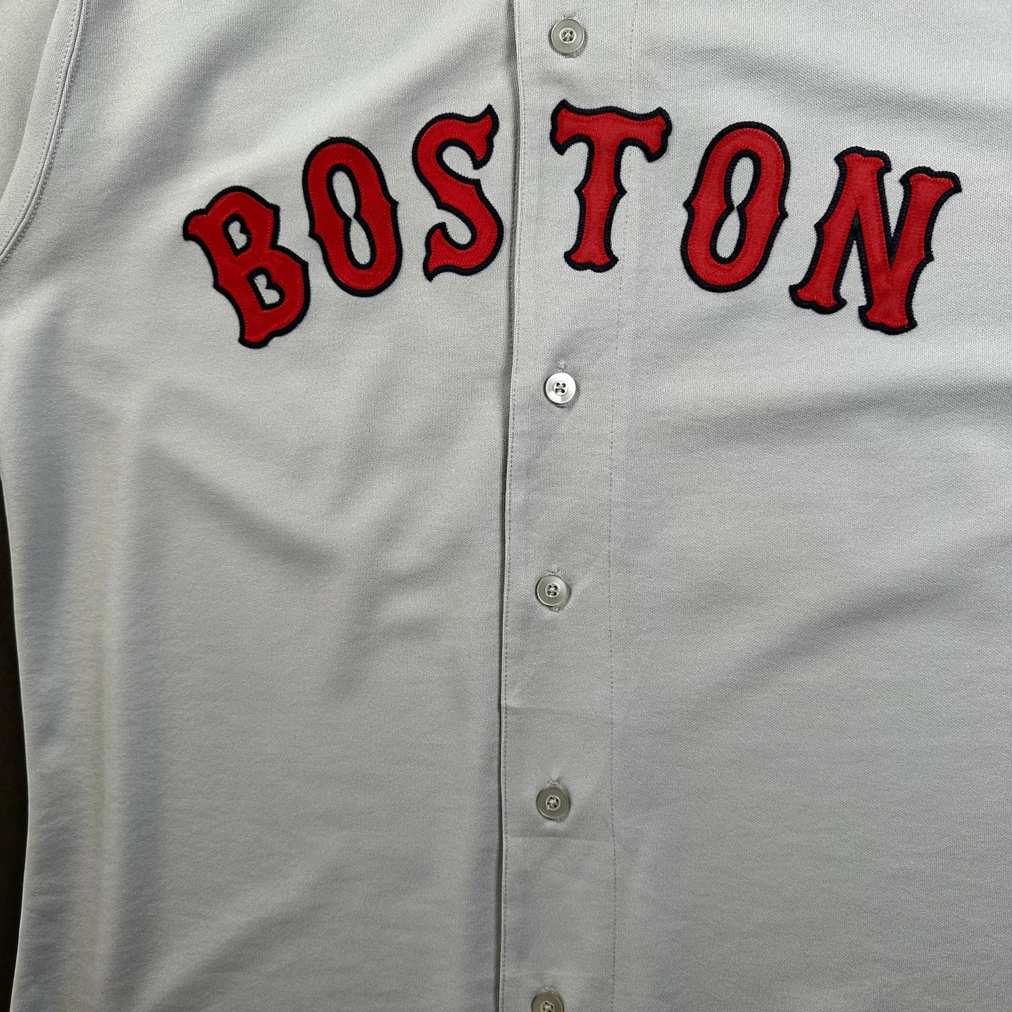 Majestic MLB Boston Red Sox Authentic Road Gray Jersey