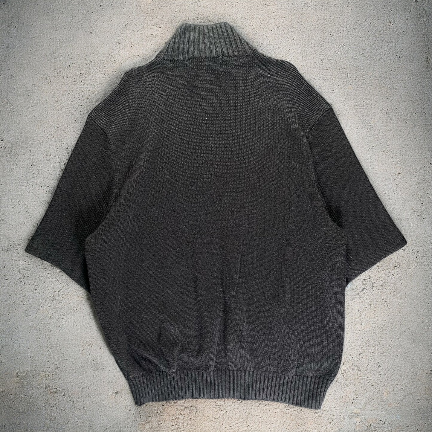 Polo Ralph Lauren Cotton Knit Half-Zip Oversized One-Point Logo Sweatshirt