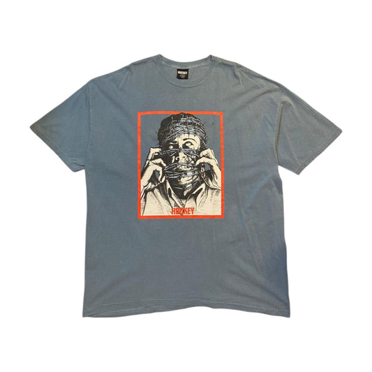Hockey Barbed Wire Blue T-Shirt