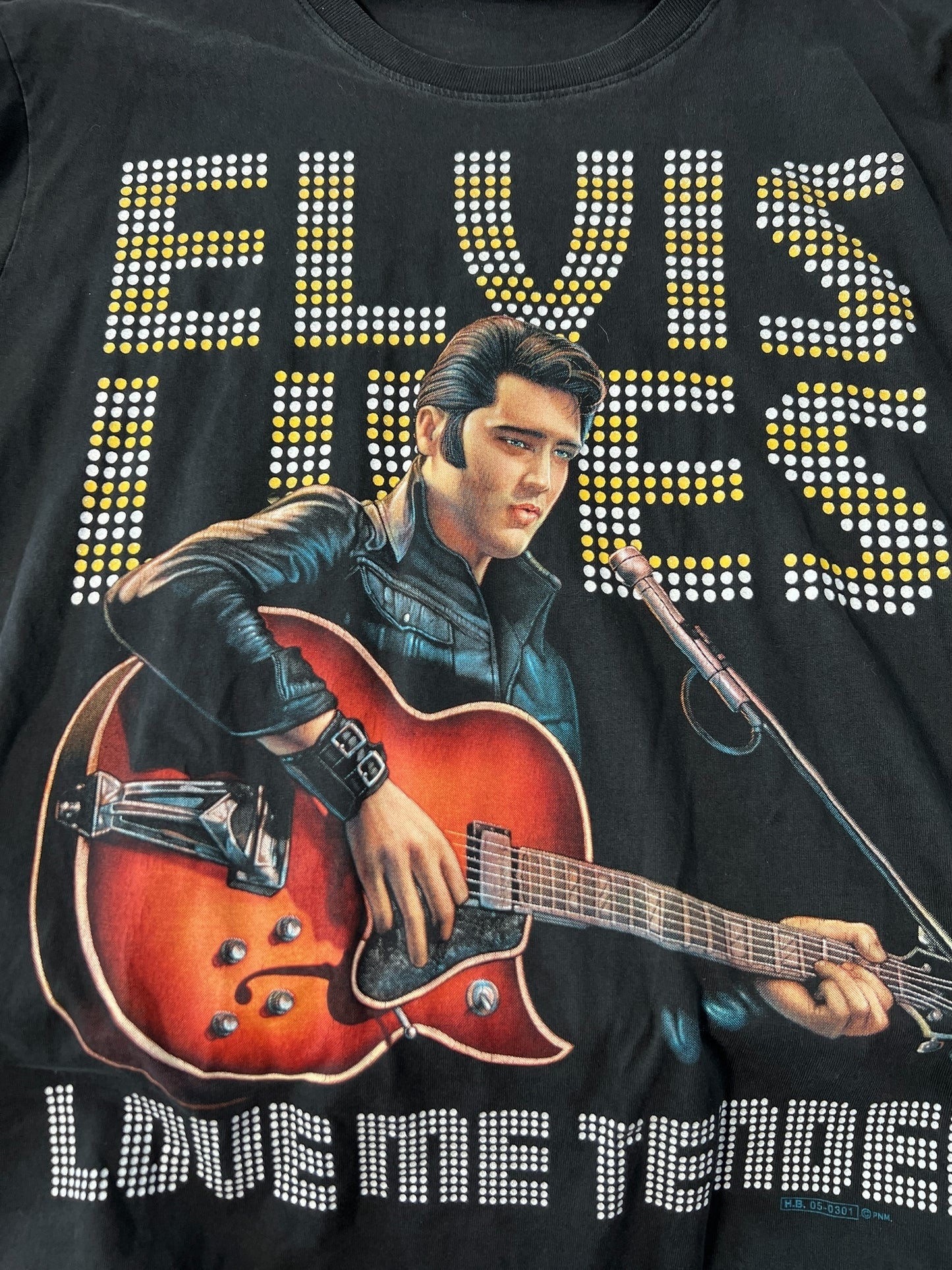 Elvis Presley Love Me Tender Black T-shirt