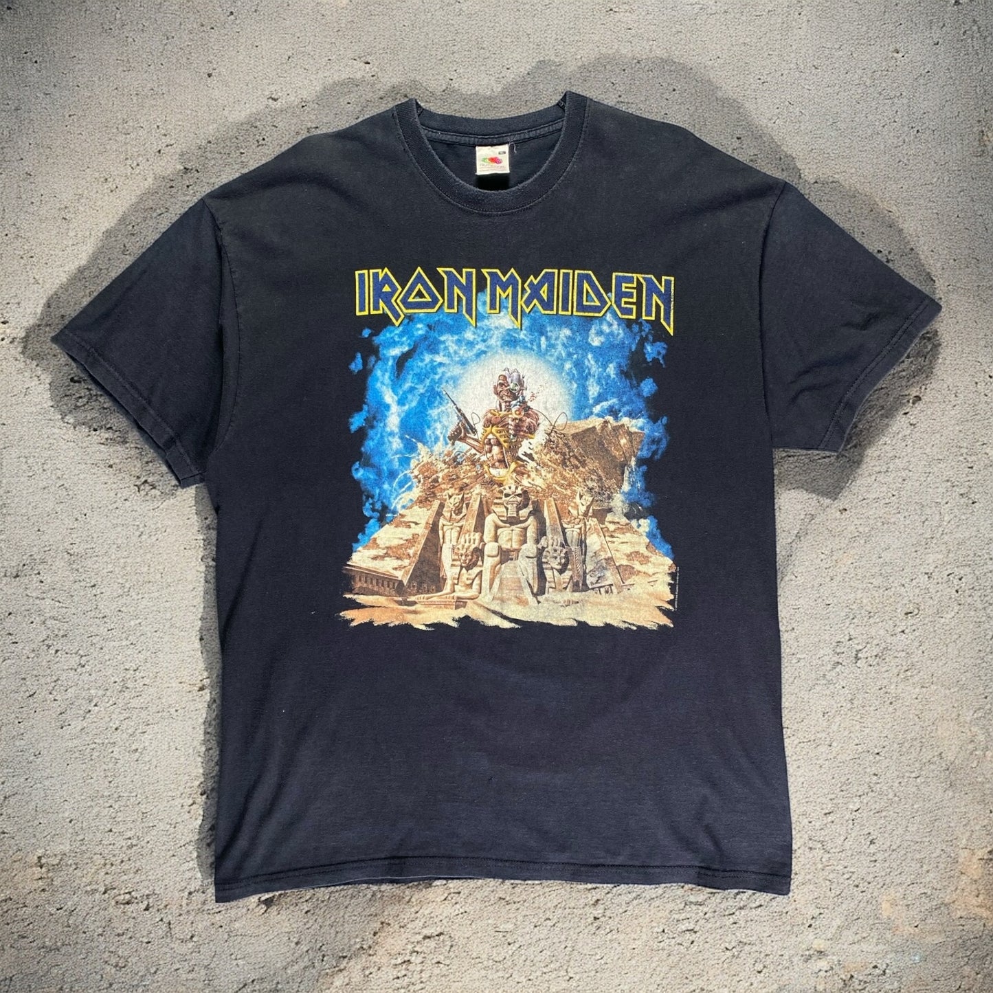 2008 Iron Maiden Somewhere Back In Time Black T-shirt