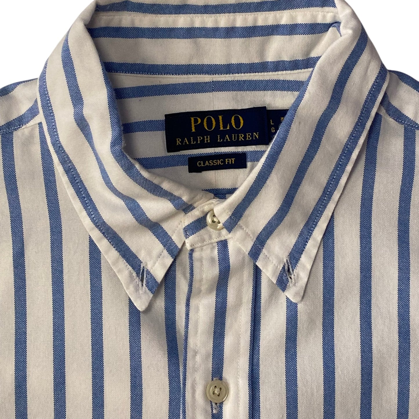 Polo Ralph Lauren Blue & White Striped Shirt