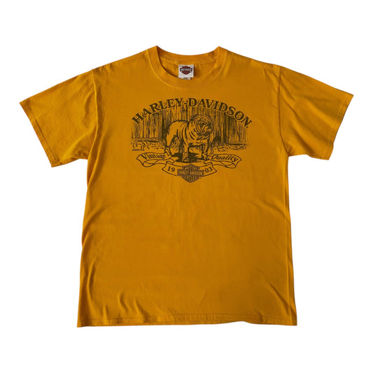 Harley-Davidson Western Reserve Bulldog Yellow T-Shirt