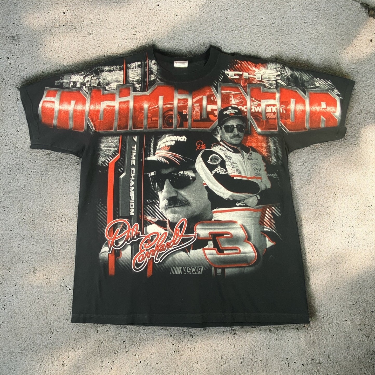 Vintage Dale Earnhardt Intimidator Chase Nascar T-shirt