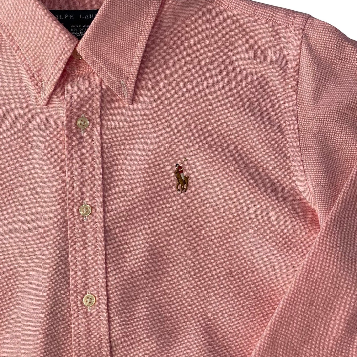 Ralph Lauren Pink Classic Fit Button Down Shirt
