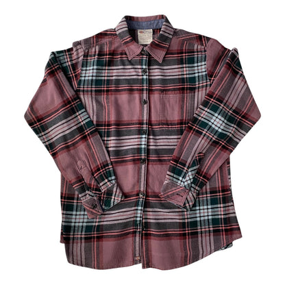 Dickies Women's Long Sleeve Plaid Flannel Shirt