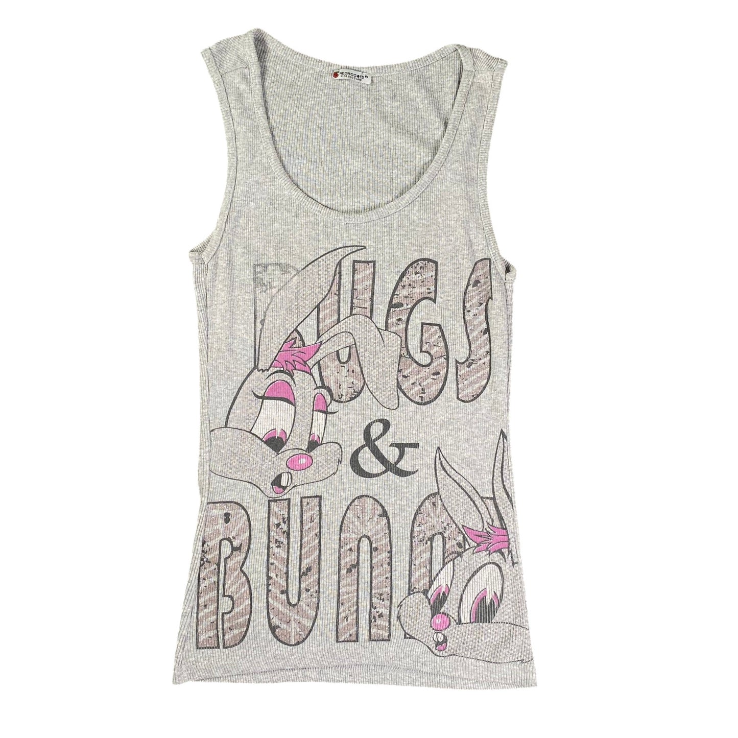 Nedrogos Collection Looney Tunes Grey Tank Top T-shirt
