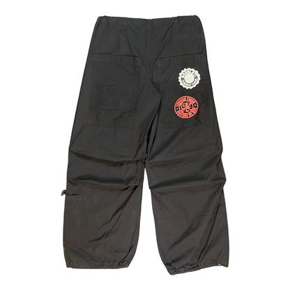 Thiam Culture De Aue Black Cargo Pants