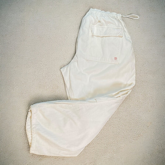 BDG Baggy Cargo White Pants