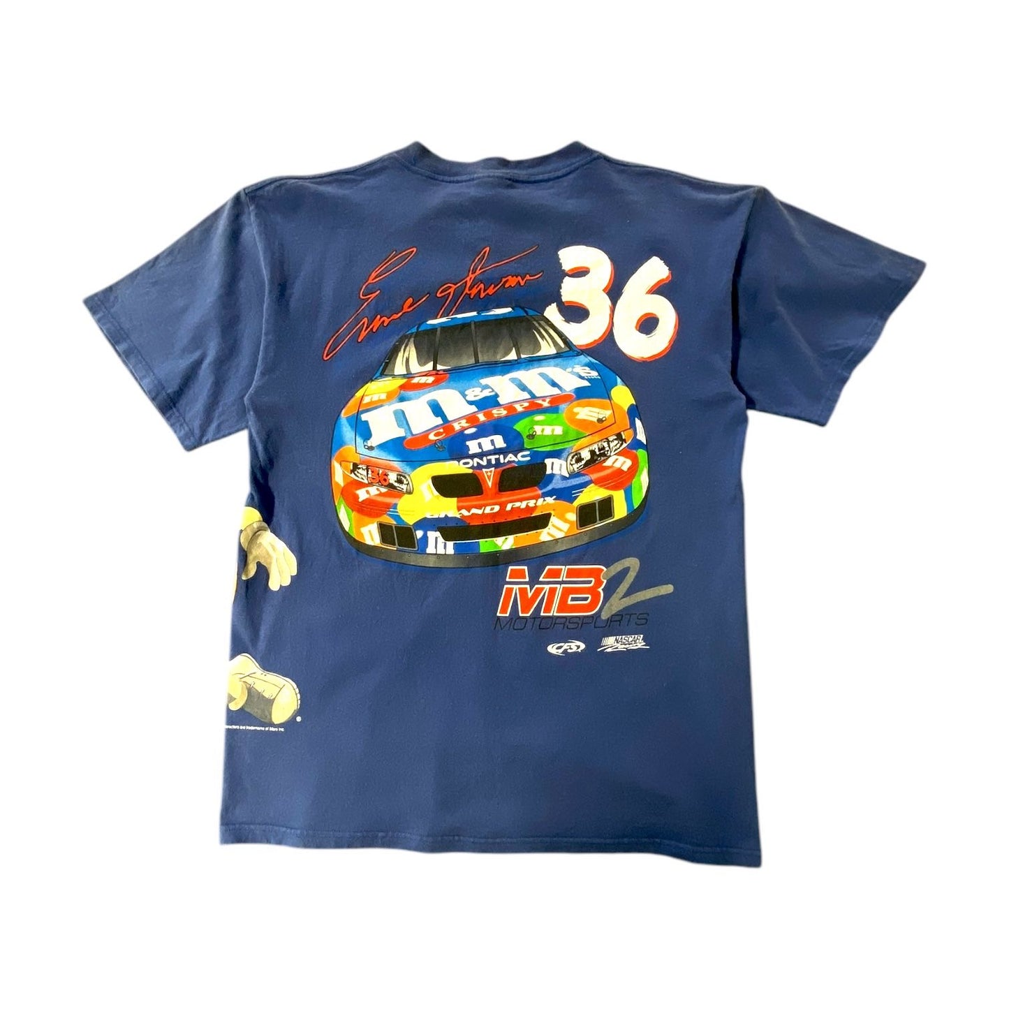 Vintage NASCAR Blue Ernie Irvin T-Shirt