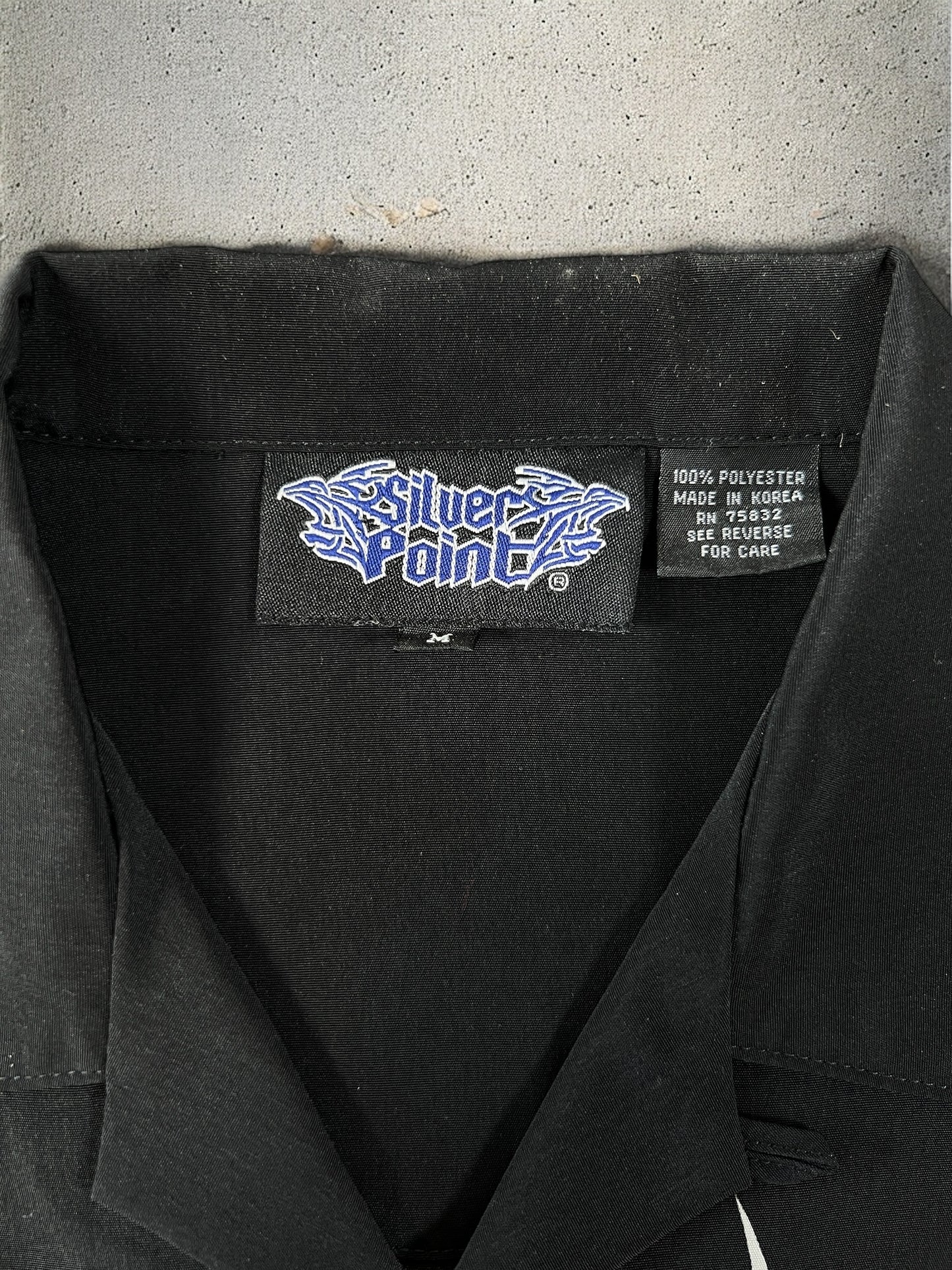 Silver Point Graphic Black Shirt