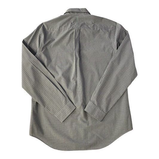 Ralph Lauren Green & Navy Checkered Pattern Button Down Shirt