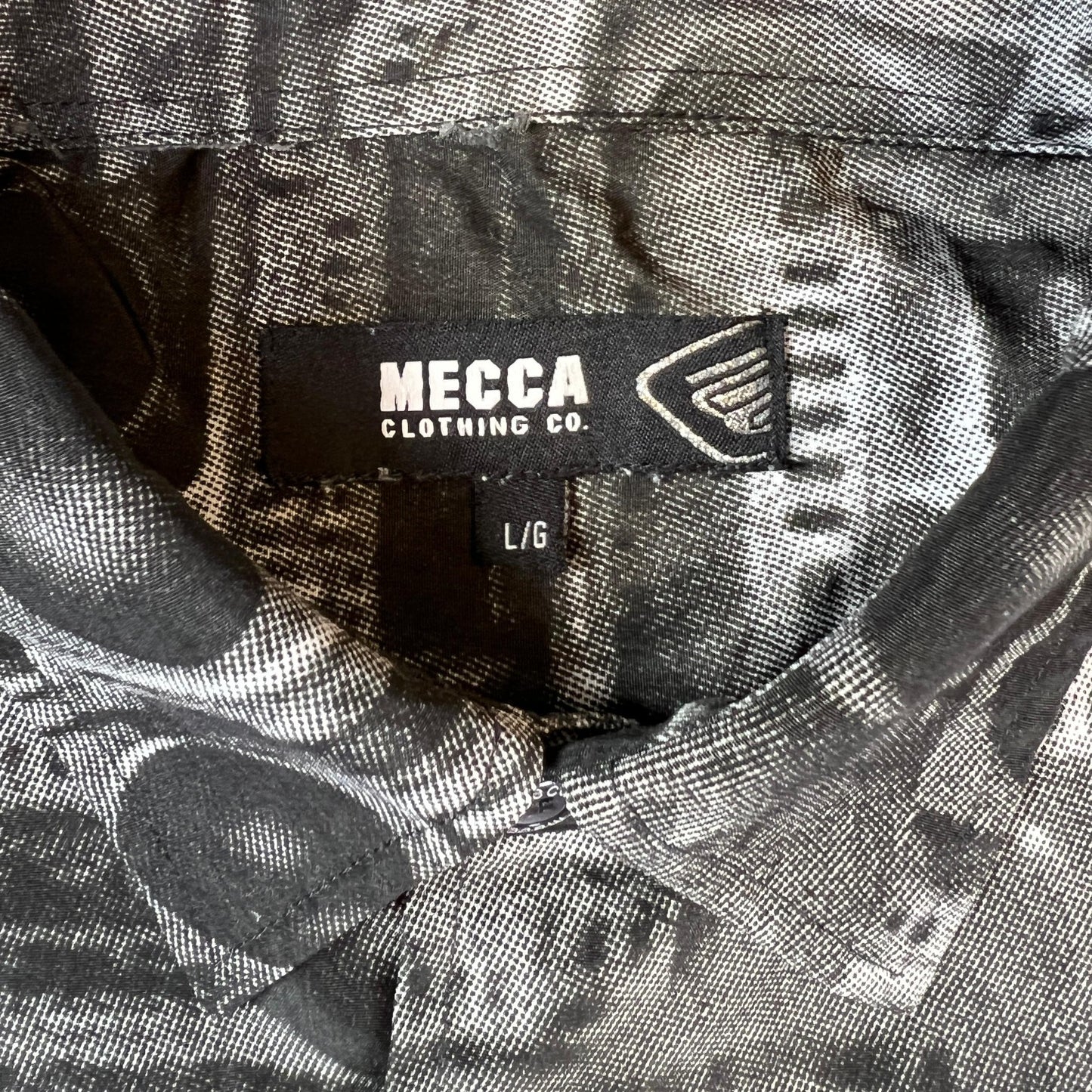 Mecca Y2K Boombox All-Over Print Black Shirt