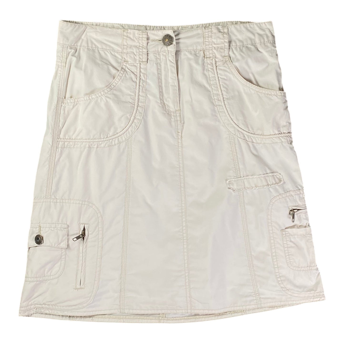 Street One Light Beige Cargo Skirt