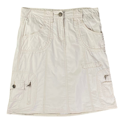 Street One Light Beige Cargo Skirt