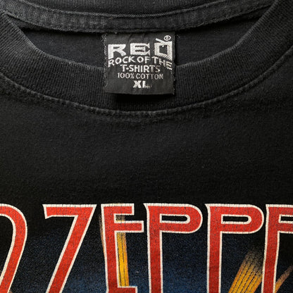 Bootleg Led Zeppelin Swan Song Black Graphic T-shirt