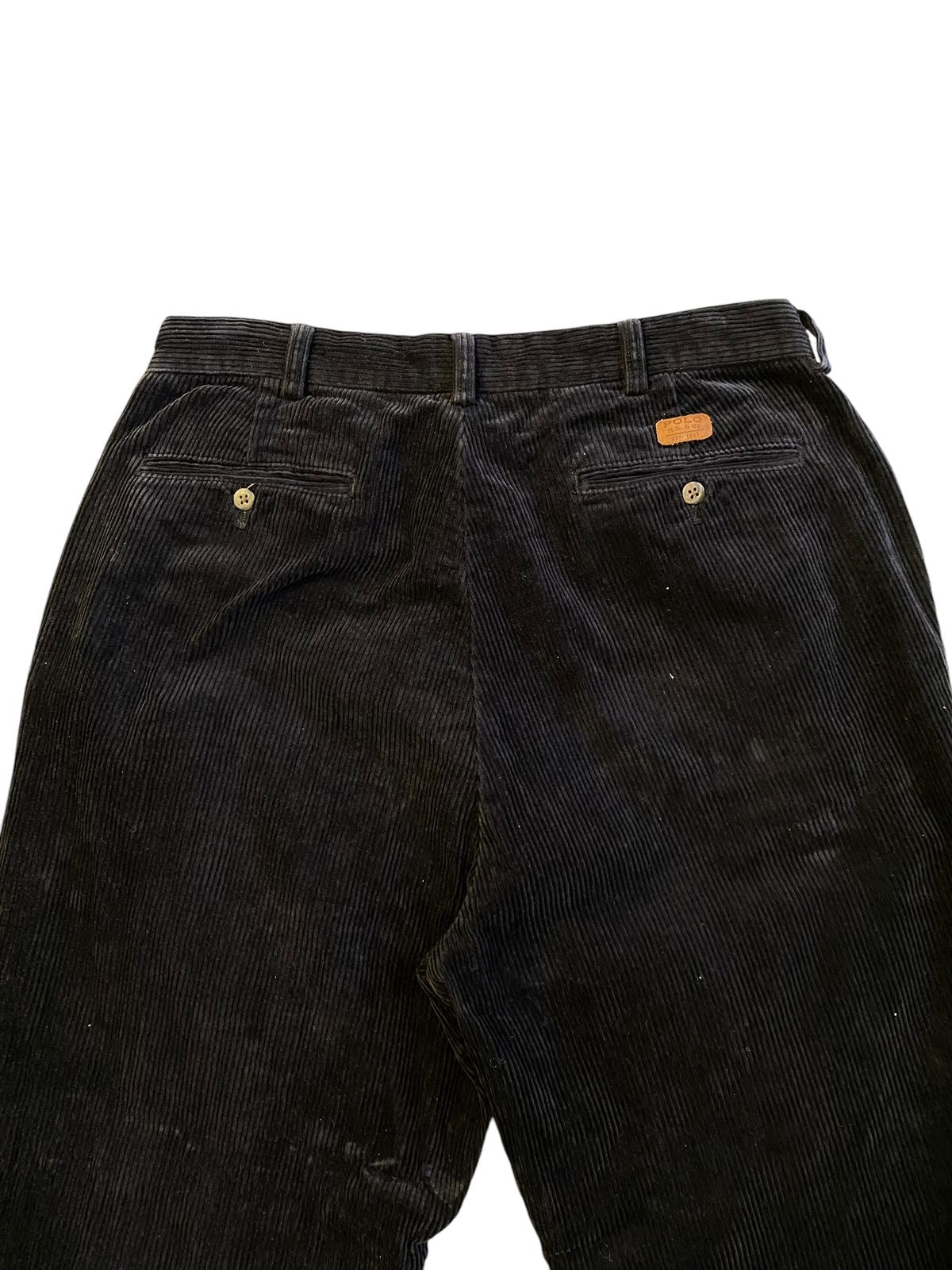 Ralph Lauren Black Corduroy Pants