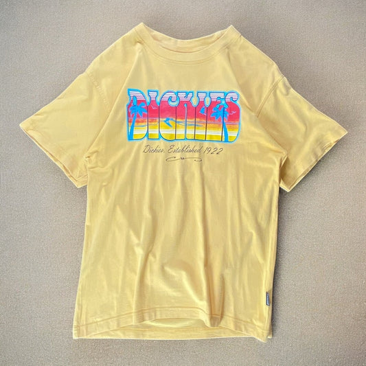 Dickies Yellow Beach T-shirt
