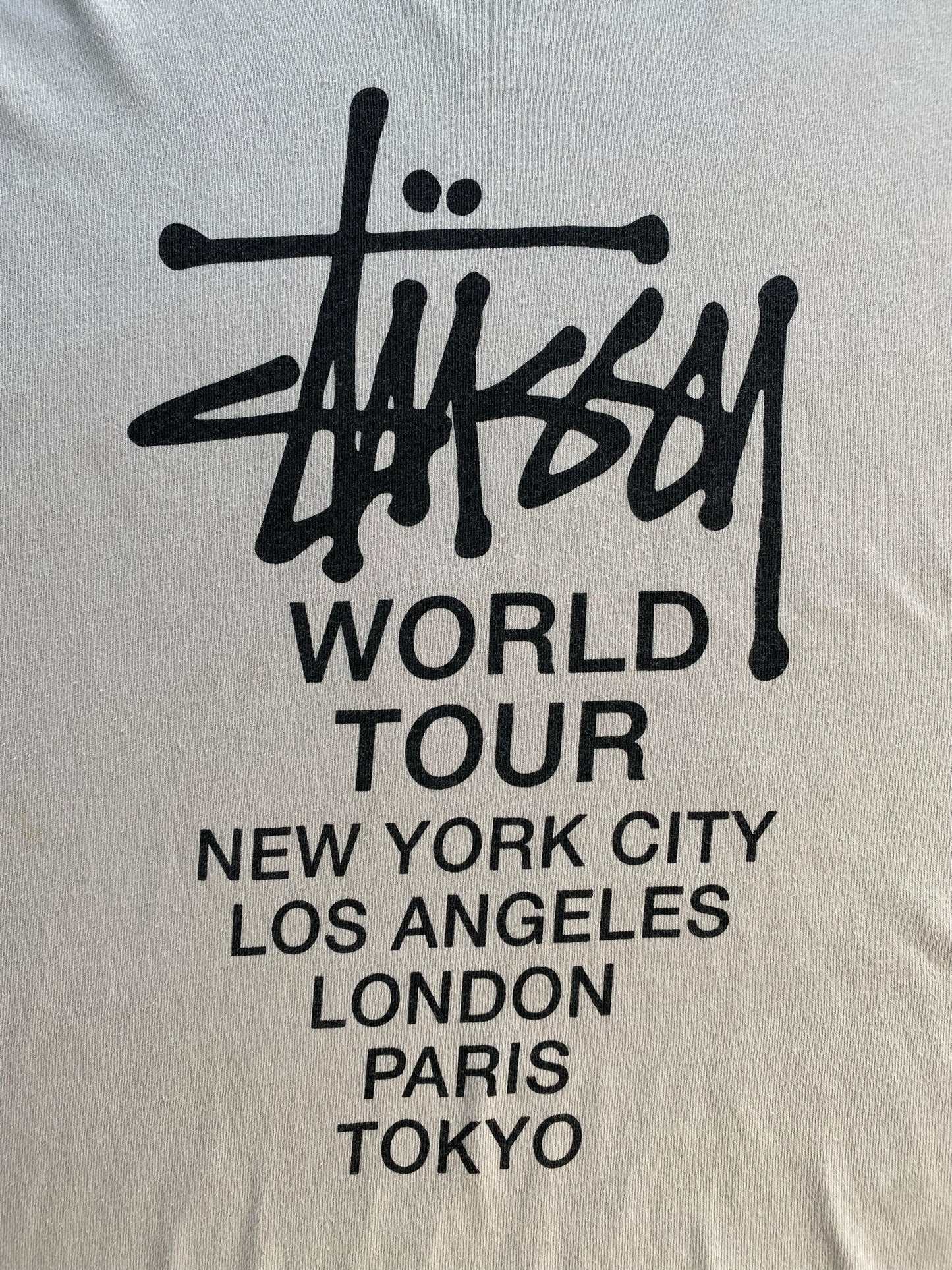 Stussy World Tour White Tee