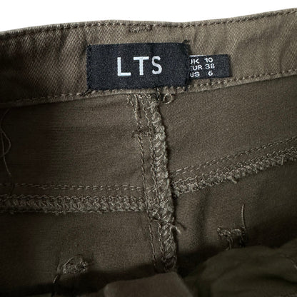 LTS Cargo Slit Khaki Skirt