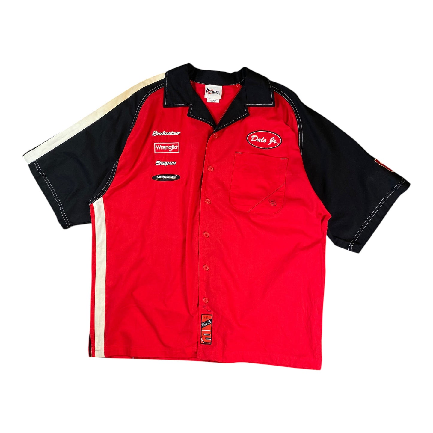 Dale Earnhardt Jr. NASCAR Budweiser Wrangler Red Shirt