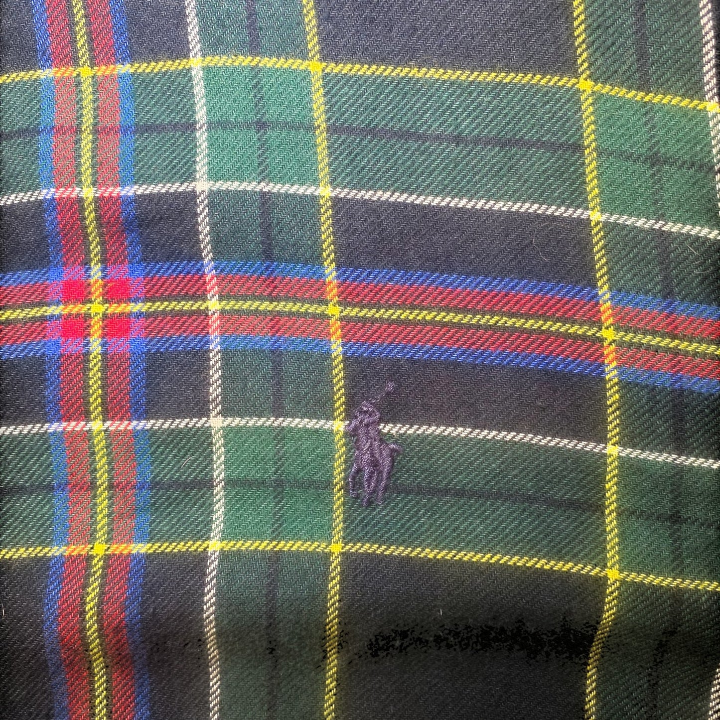 Polo Ralph Lauren Classic Fit Dark Forest Plaid Flannel Shirt