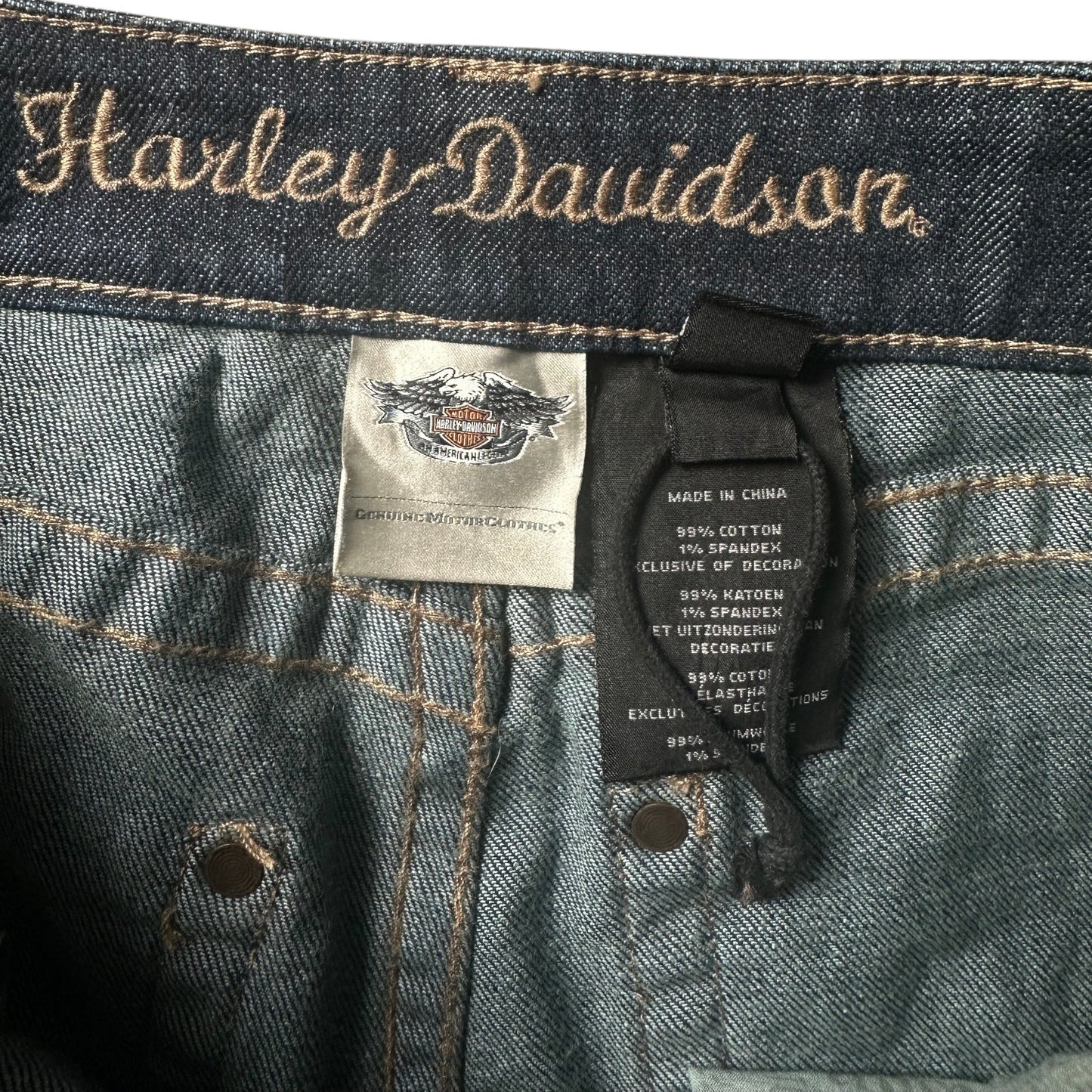 Harley Davidson Slim Bootcut Denim Wmns Jeans