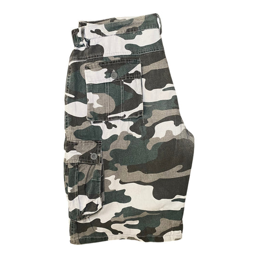 Urban Grey Camo Cargo Shorts