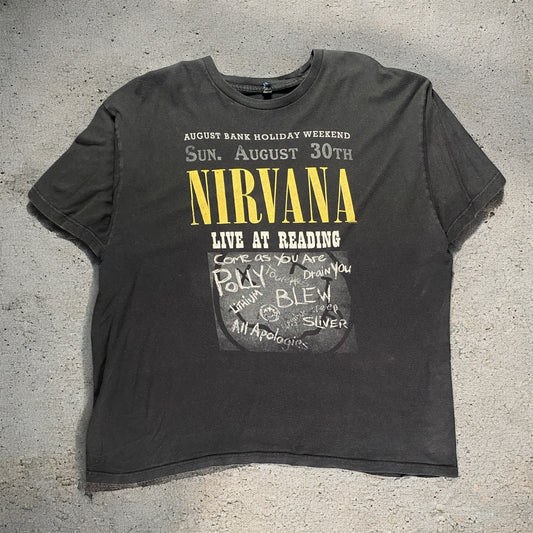 Nirvana Live At Reading Black T-shirt