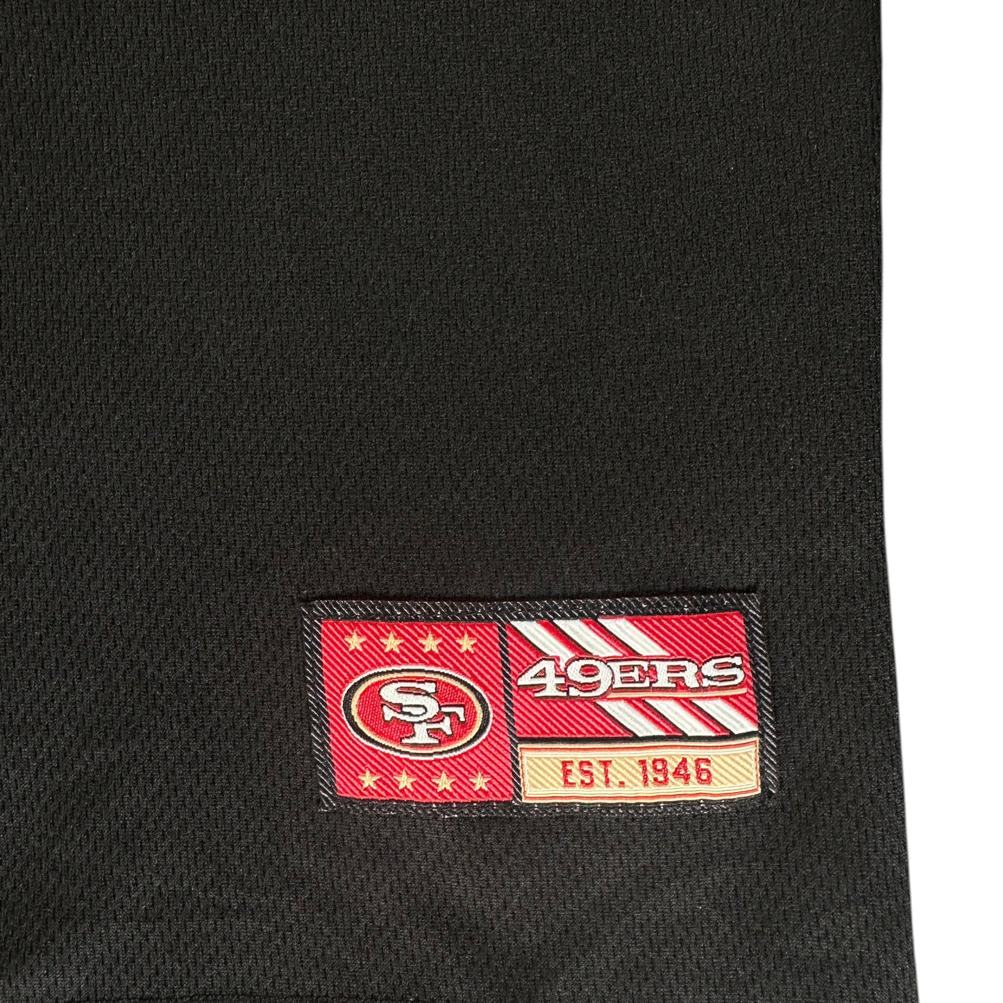 San Francisco 49ers Button-Up Black Baseball Jersey