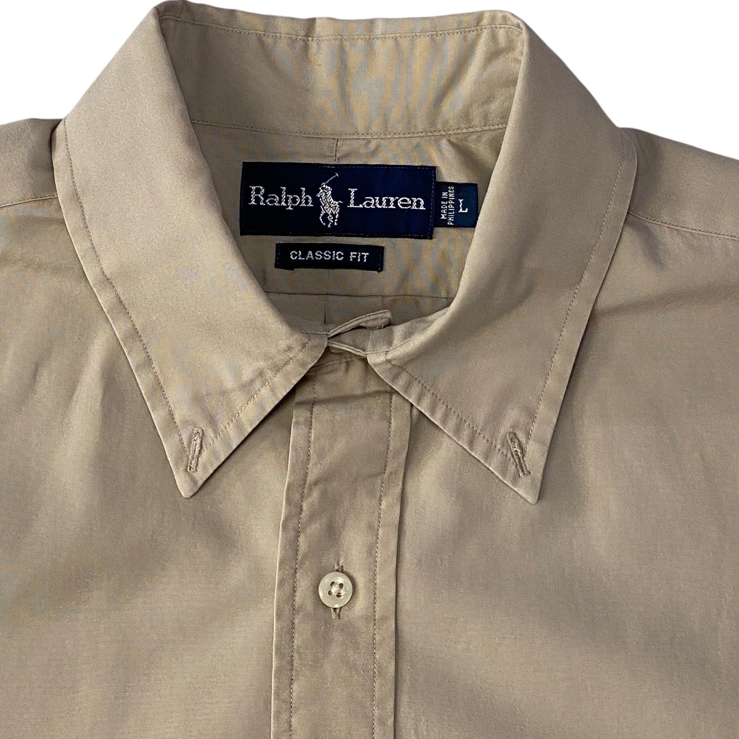 Polo Ralph Lauren Beige Classic Fit Button Down Shirt