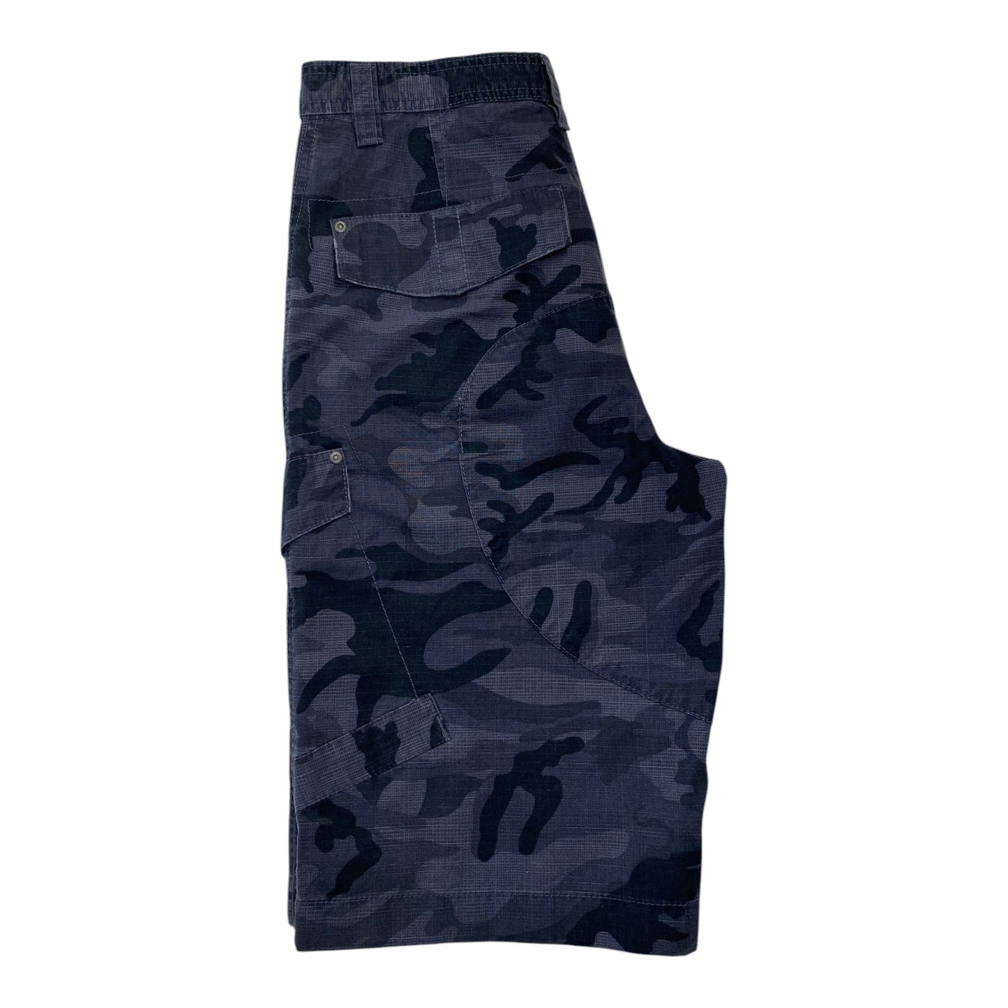 Sneakerfreak Dark Grey Camo Cargo Shorts