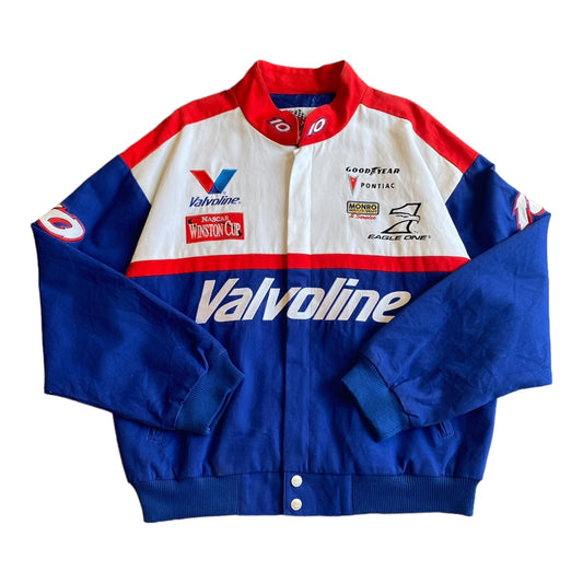 Vintage Nascar Johnny Benson Valvoline Racing Jacket Winston Cup