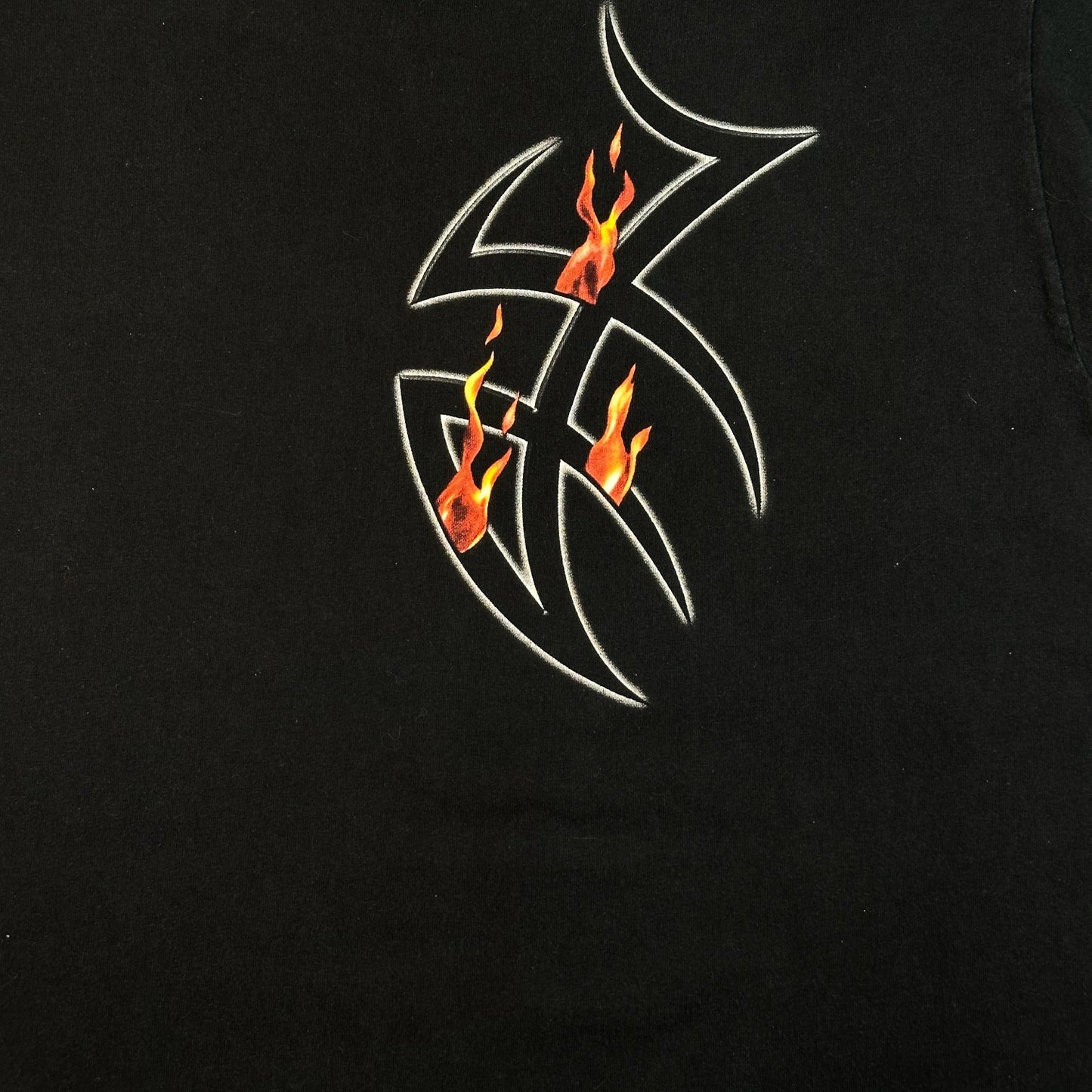 Y2K Flaming Tribal Eagle T-Shirt