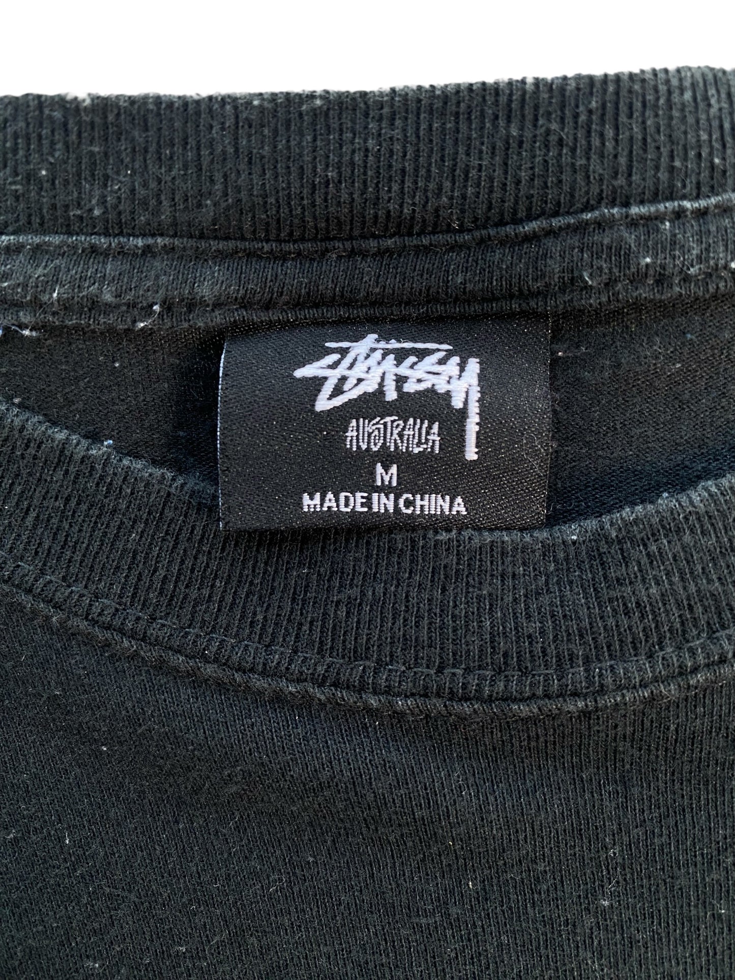 Stussy Collegiate Black Tee
