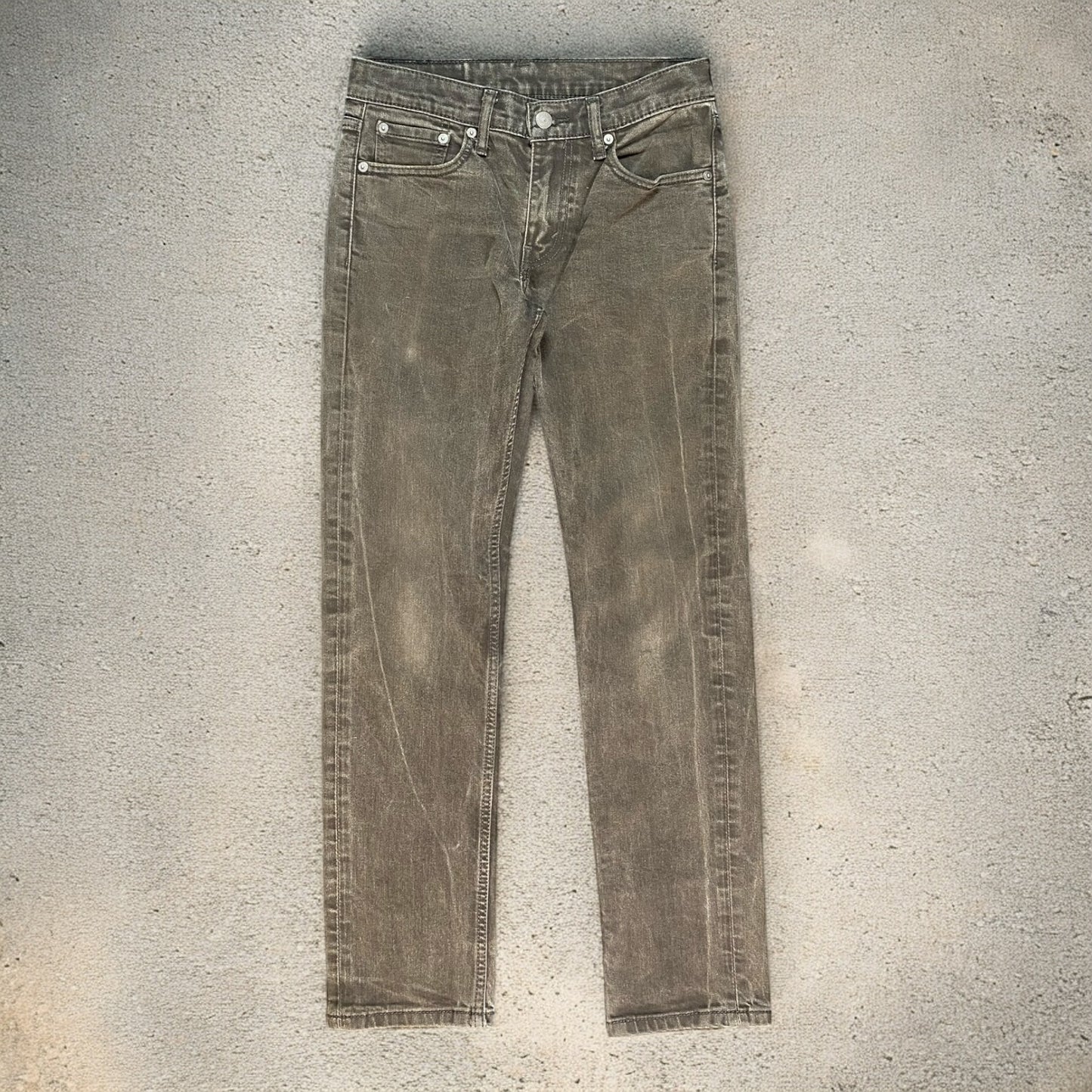 Levi's 501 Original Straight Fit Grey/Brown jeans