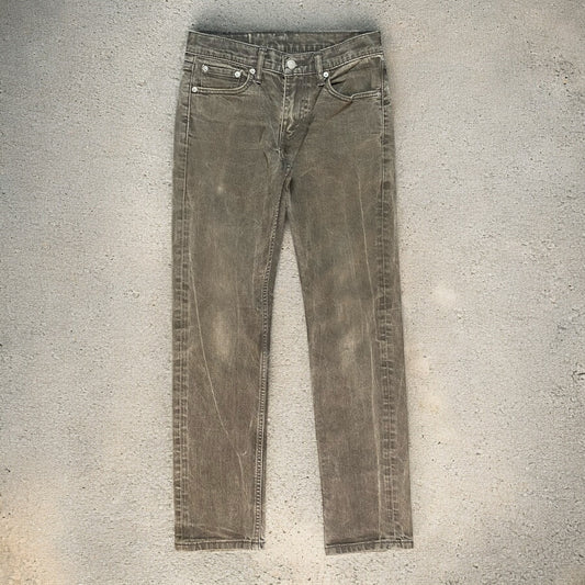 Levi's 501 Original Straight Fit Grey/Brown jeans