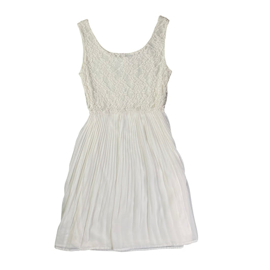 GirlXpress Floral Lace Wmns White Dress