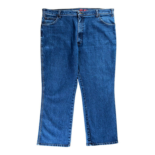 Digg It Thrift & Vintage Dickies Flex blue denim straight-leg jeans with comfortable stretch fabric.