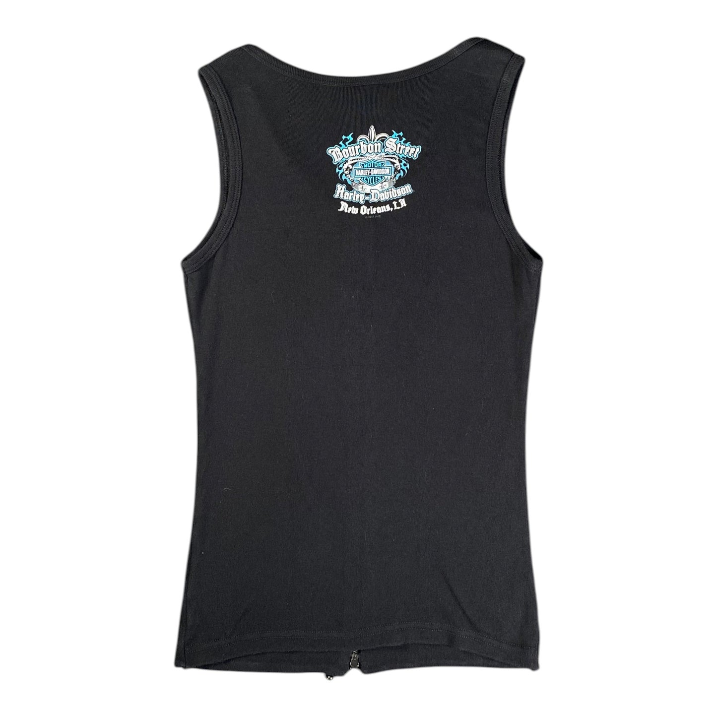 Harley-Davidson Bourbon Street New Orleans Black Tank Top T-shirt