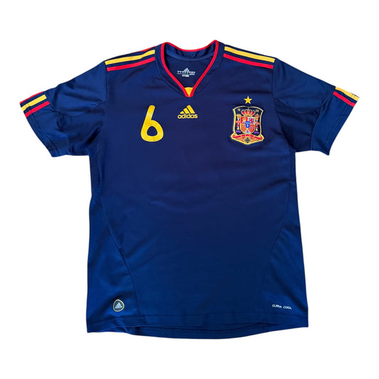2010 Adidas Spain #6 A.Iniesta Jersey