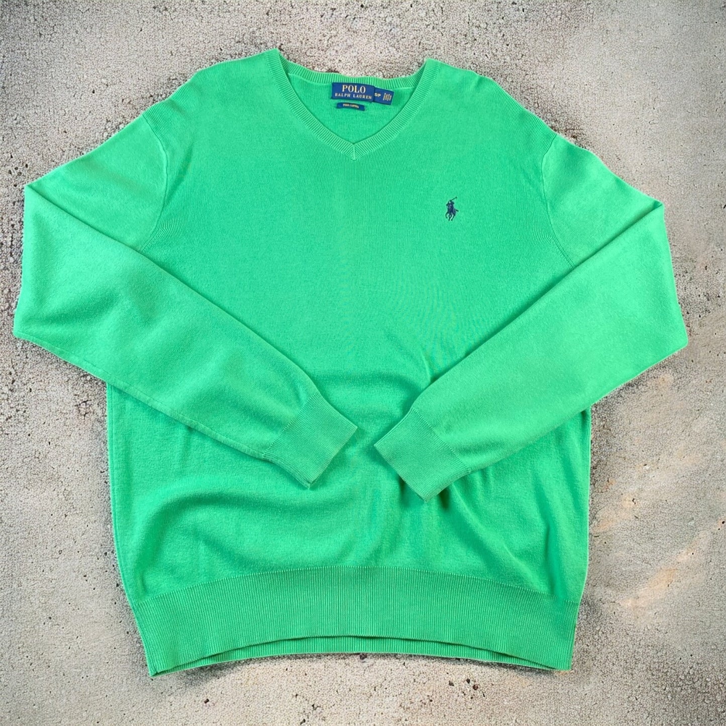 Polo Ralph Lauren Green V-neck Sweater