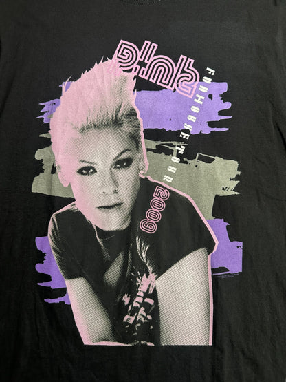 Pink Funhouse Summer Carnival Tour Black T-shirt