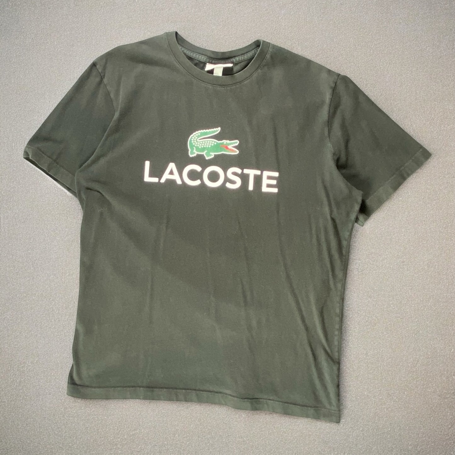 Lacoste Middle Print Black T-shirt