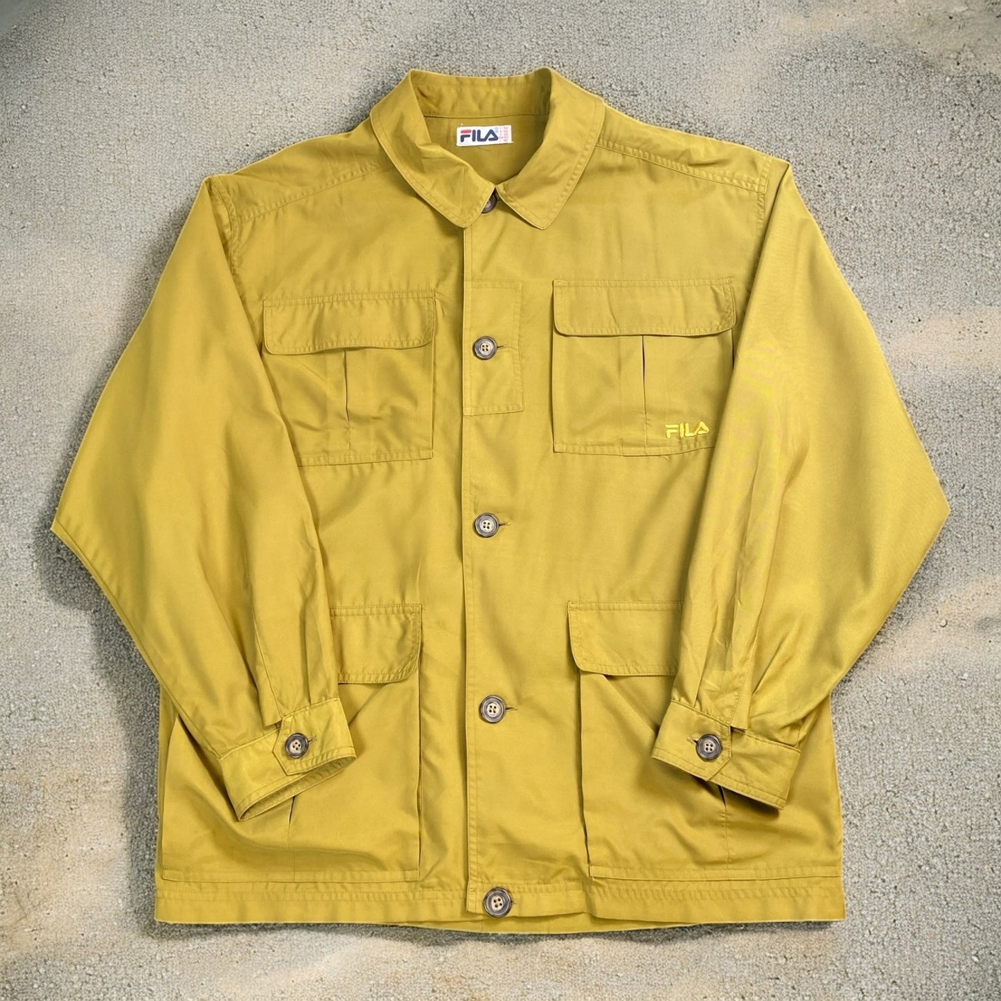 Fila Olive Green Long Sleeve Shirt