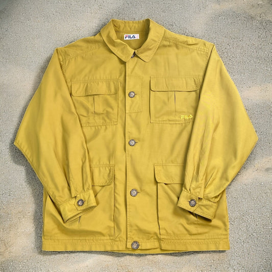 Fila Olive Green Long Sleeve Shirt