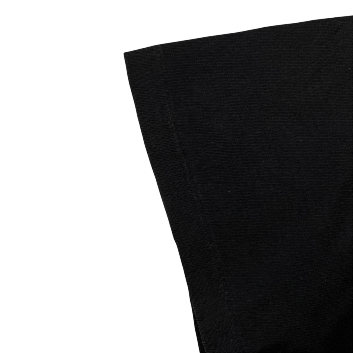 Digg It Thrift & Vintage faded black cotton fabric detail from a 1990s Garth Brooks tour t-shirt